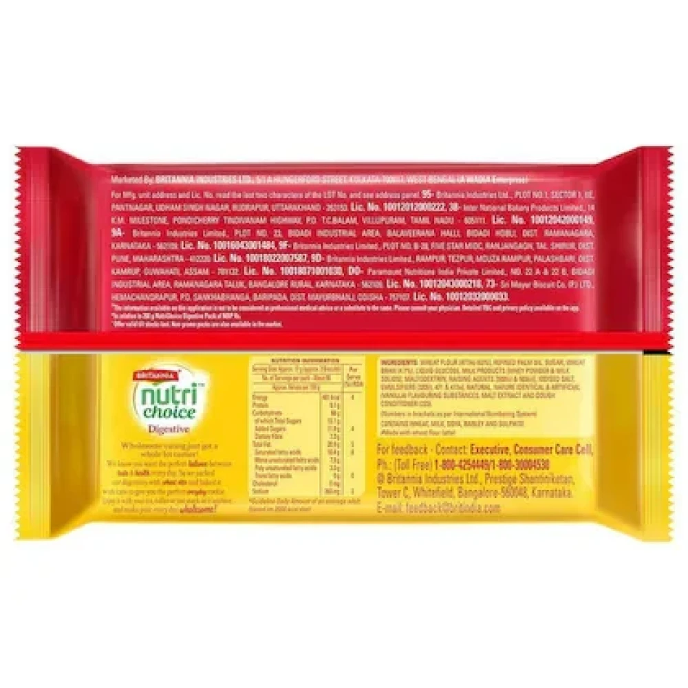 Britannia Nutri Choice Hi-Fibre Digestive Biscuits 1 kg