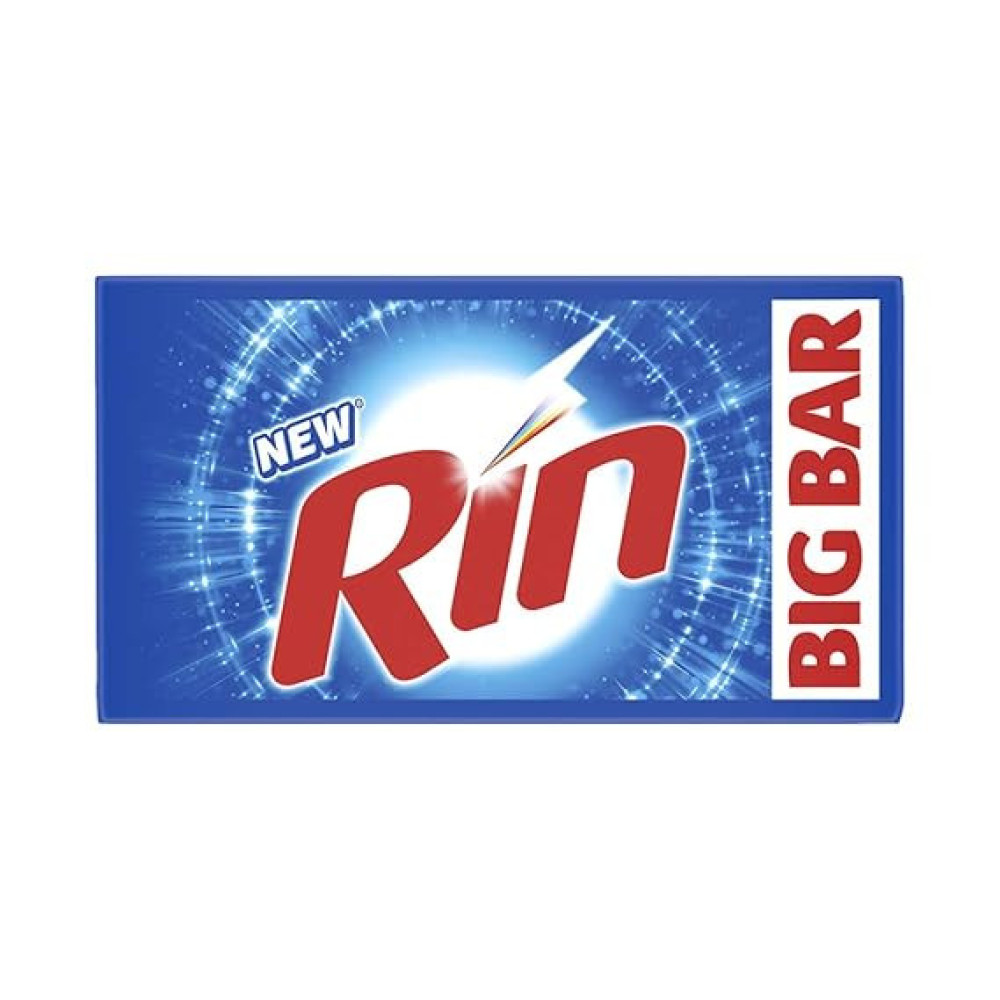 Rin Detergent Powder 4 kg & RIN Detergent Bar - 250 g (Pack of 4)