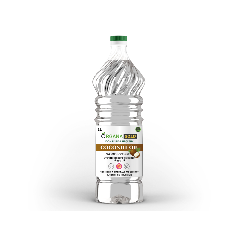 Organagold Pure Wood Pressed Unfiltered Coconut Oil