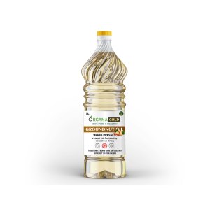 Organagold Pure Wood Pressed Unfiltered Groundnut Oil