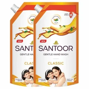 Santoor Classic Gentle Hand Wash 675 ml (Pack Of 2 )