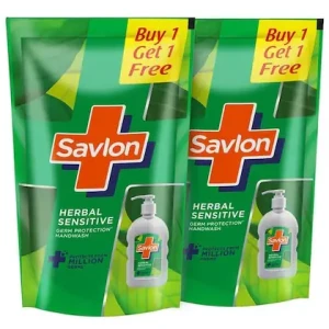 Savlon Herbal Sensitive Handwash Refill 750 ml (Buy 1 Get 1 Free)