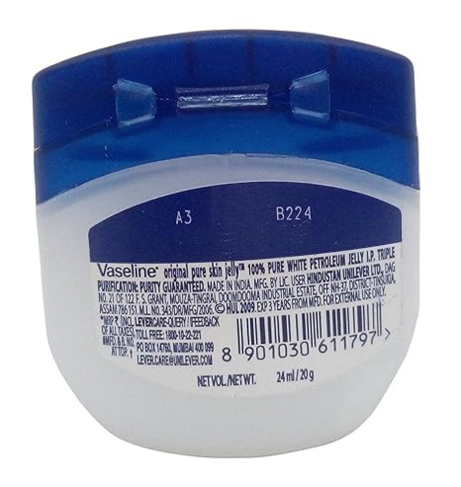 Vaseline Pure Skin Original Petroleum Jelly 20g